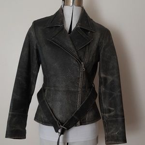 wilson distressed leather jacket